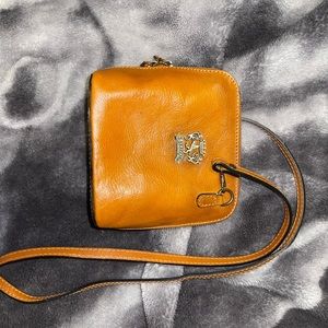 Pratesi Firenze  leather hand bag made in Italy